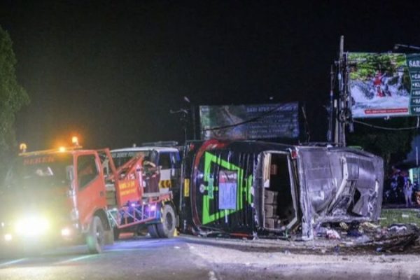 Kumpulan Fakta Hasil Olah TKP Kecelakaan Bus Pariwisata Rombongan Pelajar SMK Depok di Nusantara