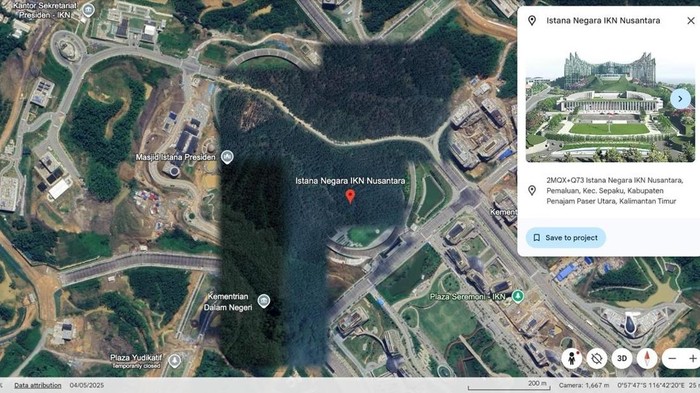Tampilan IKN dari Google Earth yang Tak Utuh Bikin Penasaran